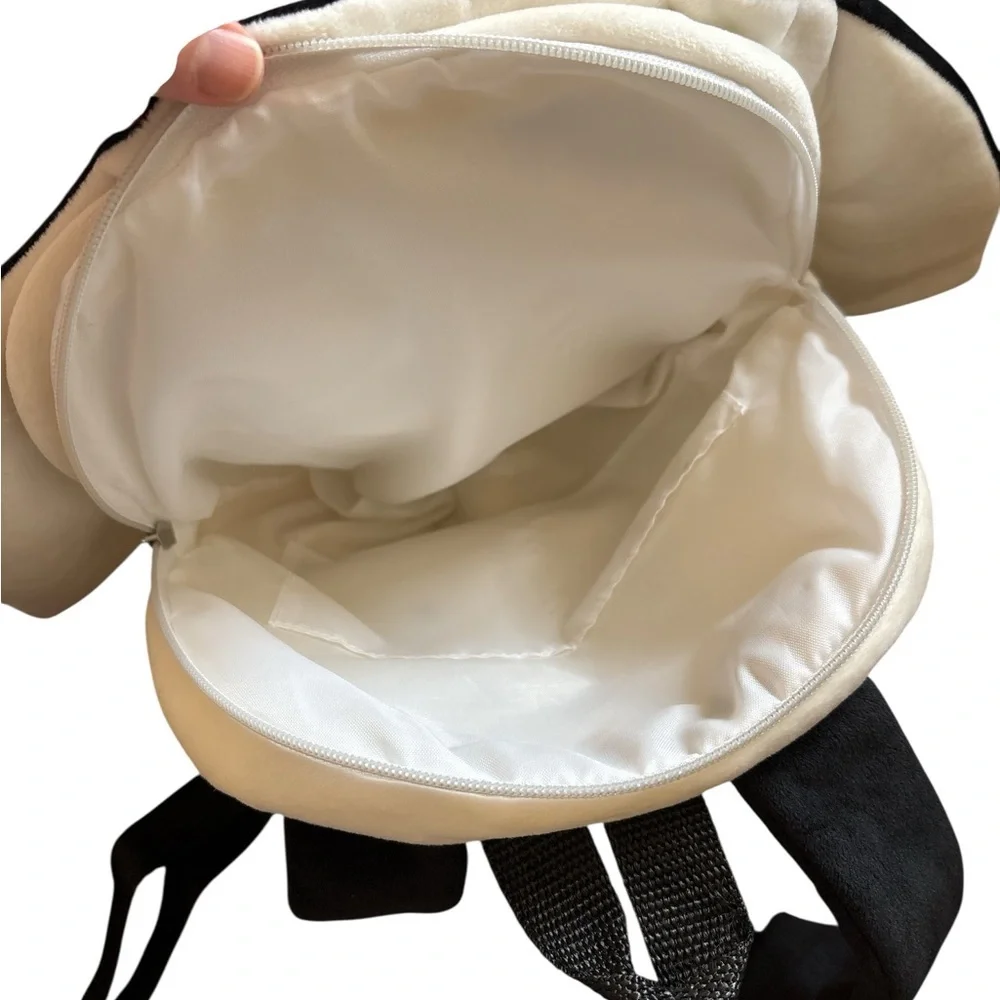 Kids Plush Black Stingray Backpack - Cute Marine Animal Bag